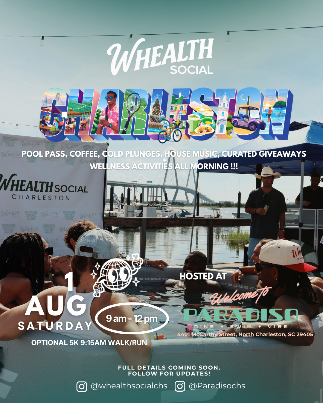 Whealth Wellness Day Social at Paradiso
